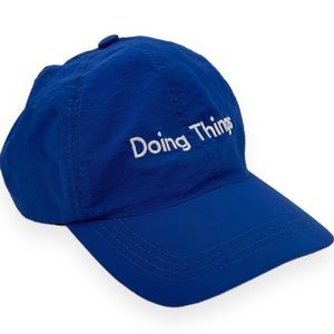 Outdoor Voices Royal Blue "Doing Things"
Adjustable Baseball Hat